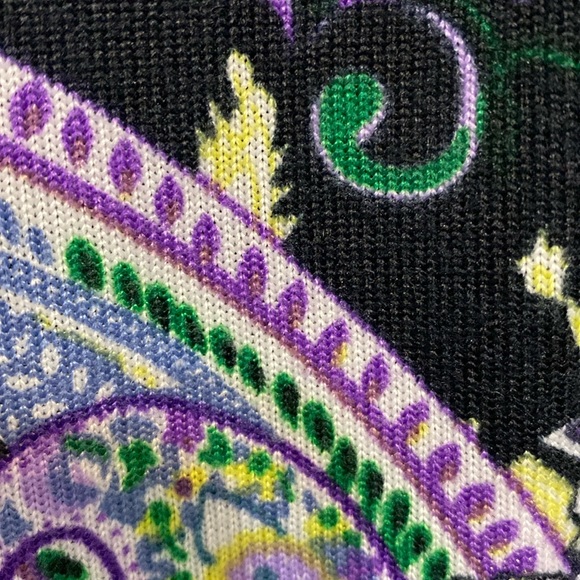 Paisley Oversized sweater Tunic with qtr length sleeves - size XL - Picture 5 of 7